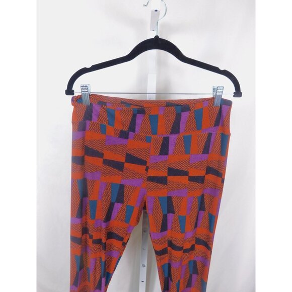 LuLaRoe Tall Curvy Leggings Multicolor Boho Witch Geometric Stretch TC - Picture 2 of 9